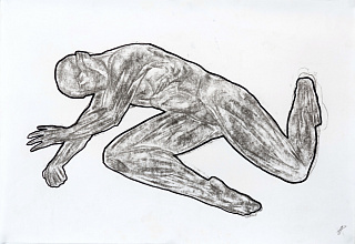 Без названия (тело лежащее на левом боку)